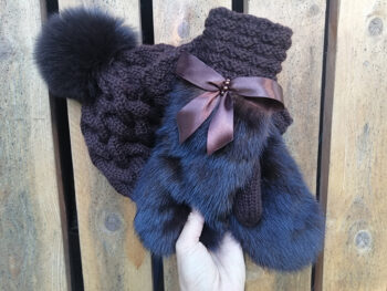 Komplekts ūdeļādas tumši brūns