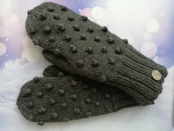 Bumbuļcimdi asfalta pelēki