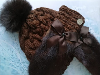 Komplekts brūns ūdeļādas