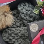 Komplekts ar pīnēm tumši zaļš