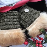 Dūraiņi sūnu zaļi ar krēmīgu kažokādu